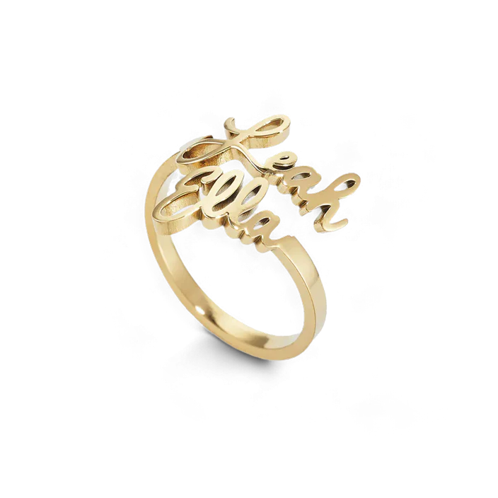 Double Name Ring