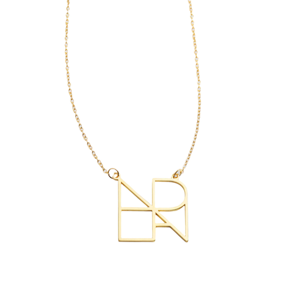 Minimalist Monogram Name Necklace